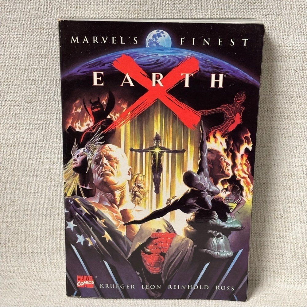 Marvel's Finest Earth X: Alex Ross & Jim Krueger TPB- First Printing 2000